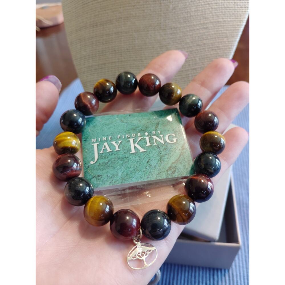 Mine Finds By Jay King Tigers Eye Stretch Bracelet NIB from HSN